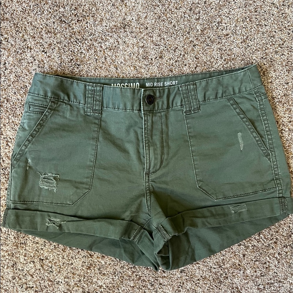 Hunter green shorts